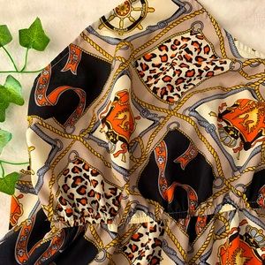 Zaful high neck bandana top romper